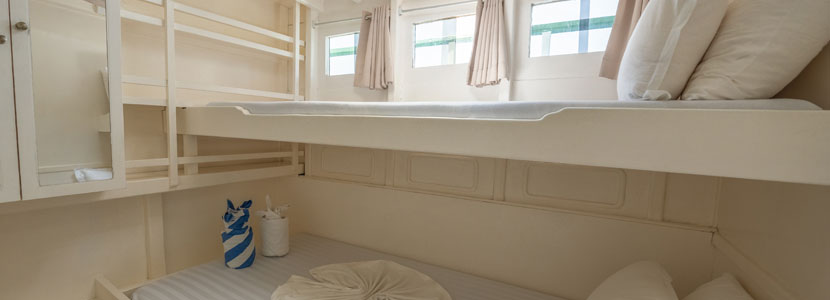 Cabins with bunk beds