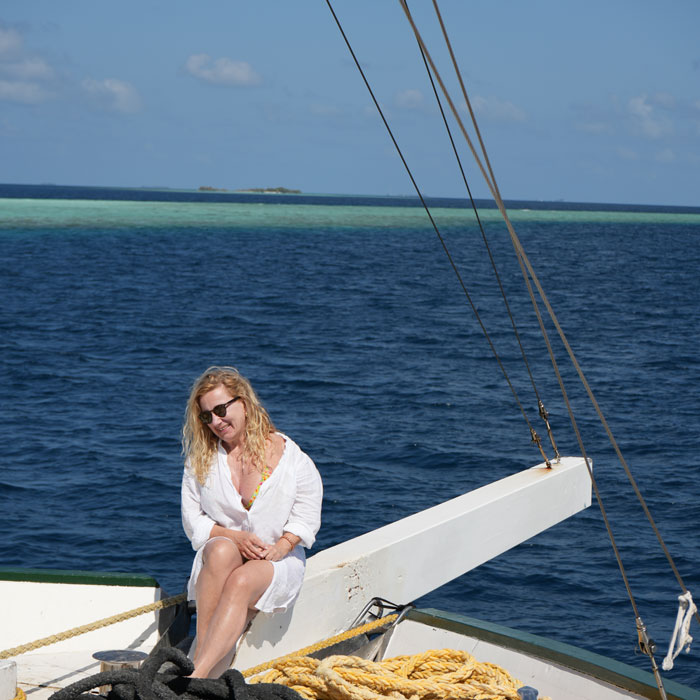 Day 3 - Cruise to Fenboa Finolhu, Meemu Atoll, Beach cleaning & BBQ Night